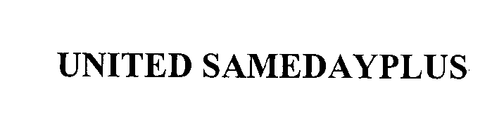 Trademark Logo UNITED SAMEDAYPLUS