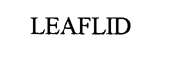 Trademark Logo LEAFLID