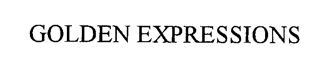 Trademark Logo GOLDEN EXPRESSIONS