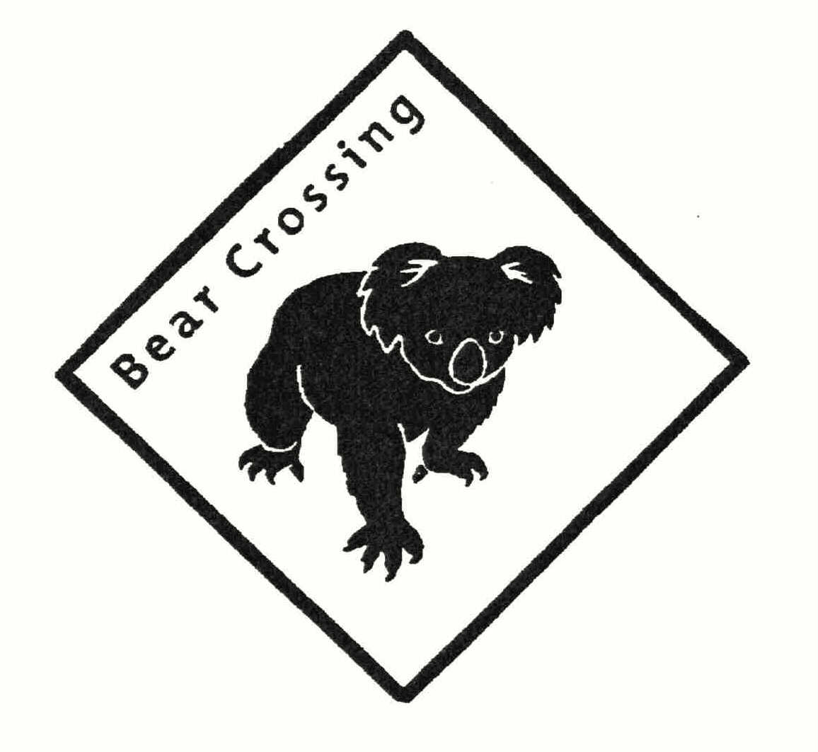 Trademark Logo BEAR CROSSING