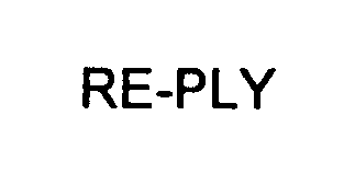 Trademark Logo RE-PLY