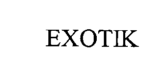 Trademark Logo EXOTIK