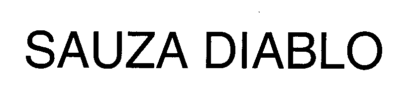 Trademark Logo SAUZA DIABLO