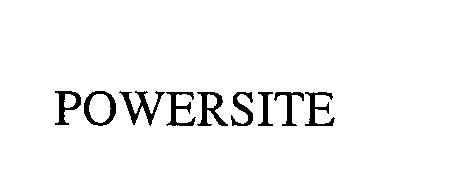 Trademark Logo POWERSITE