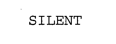 Trademark Logo SILENT