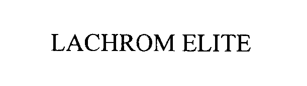Trademark Logo LACHROM ELITE