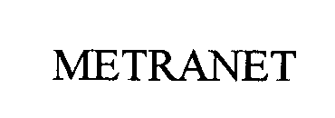 Trademark Logo METRANET