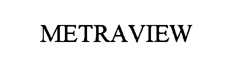 Trademark Logo METRAVIEW