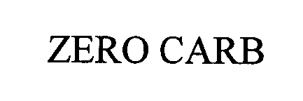 Trademark Logo ZERO CARB
