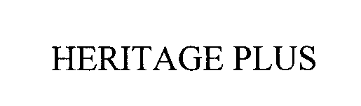 Trademark Logo HERITAGE PLUS