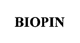 Trademark Logo BIOPIN