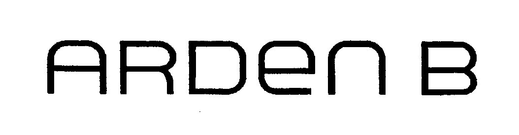 Trademark Logo ARDEN B