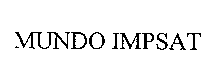 Trademark Logo MUNDO IMPSAT