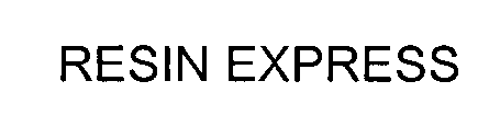 Trademark Logo RESIN EXPRESS