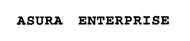Trademark Logo ASURA ENTERPRISE