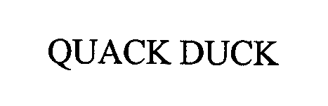 Trademark Logo QUACK DUCK