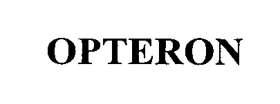 Trademark Logo OPTERON
