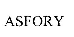 Trademark Logo ASFORY