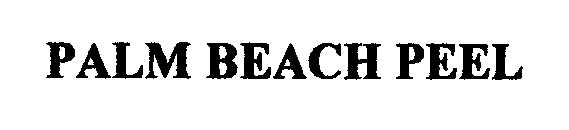 Trademark Logo PALM BEACH PEEL