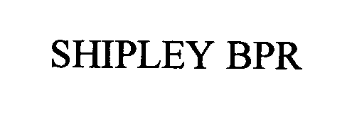 Trademark Logo SHIPLEY BPR
