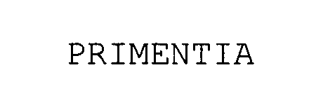 Trademark Logo PRIMENTIA