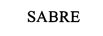 Trademark Logo SABRE