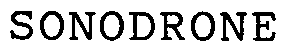 Trademark Logo SONODRONE