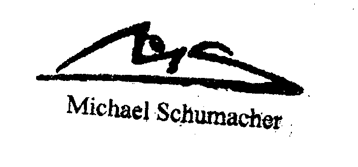  MICHAEL SCHUMACHER