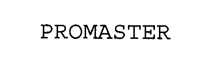 Trademark Logo PROMASTER