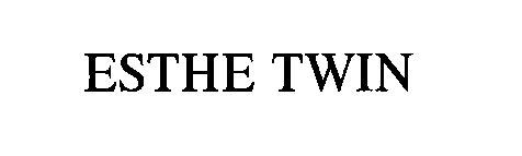Trademark Logo ESTHE TWIN