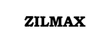 Trademark Logo ZILMAX
