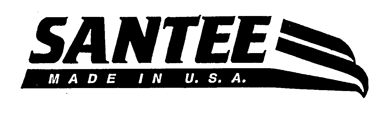 Trademark Logo SANTEE MADE IN U.S.A.