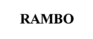 Trademark Logo RAMBO