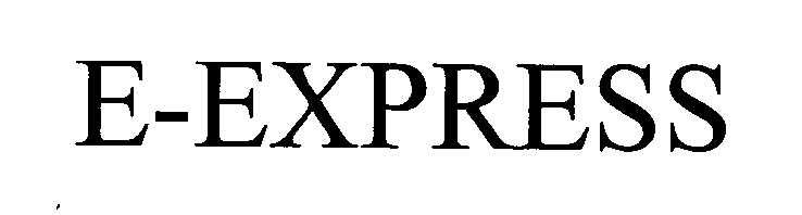 Trademark Logo E-EXPRESS