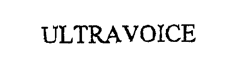 Trademark Logo ULTRAVOICE