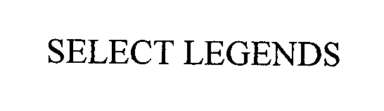 Trademark Logo SELECT LEGENDS