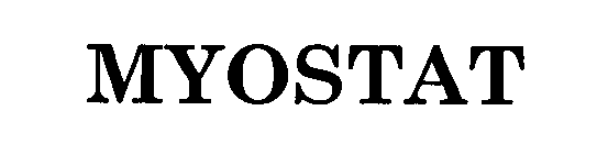 Trademark Logo MYOSTAT