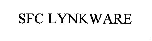 Trademark Logo SFC LYNKWARE