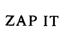 Trademark Logo ZAP IT