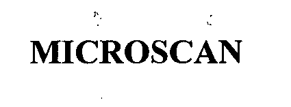 Trademark Logo MICROSCAN