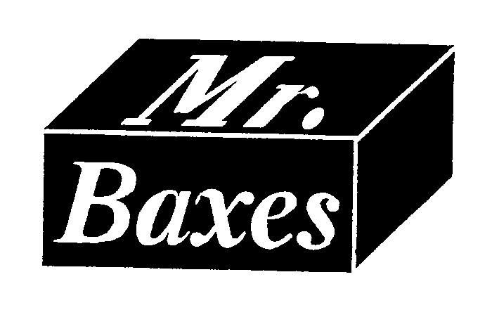 Trademark Logo MR. BAXES