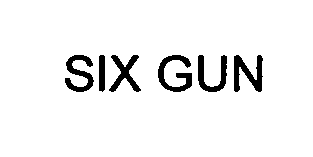 Trademark Logo SIX GUN