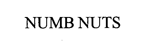 Trademark Logo NUMB NUTS