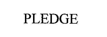 Trademark Logo PLEDGE