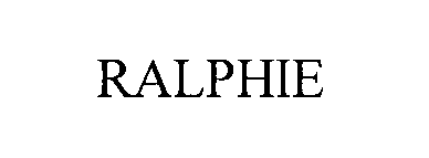 Trademark Logo RALPHIE