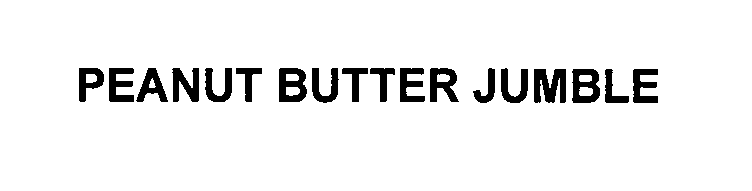 Trademark Logo PEANUT BUTTER JUMBLE