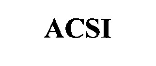 Trademark Logo ACSI