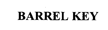 Trademark Logo BARREL KEY