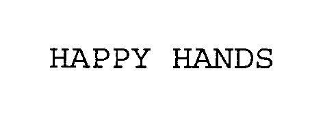 Trademark Logo HAPPY HANDS