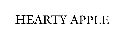 Trademark Logo HEARTY APPLE